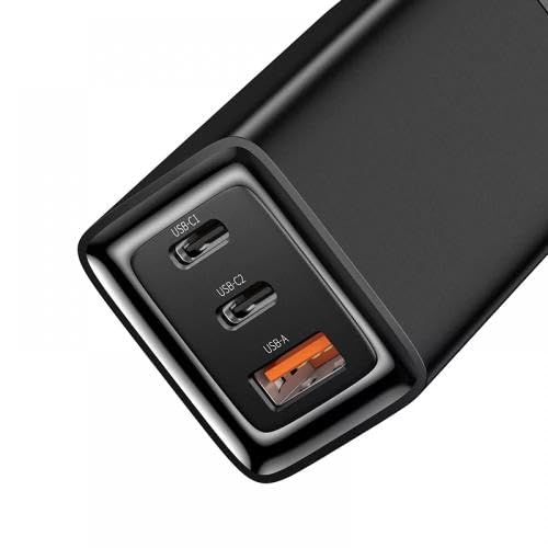 MCDODO GaN Charger India Dual USB-C + A Charger [ 65W PD 3.0 GaN Tech ] Type C Power Delivery Adapter Compatible with 60W 45W 30W MacBook Pro Air 15 13 iPad Pro XPS Avita Liber iPhone 11 Pro XS Max XR S20 Note 20