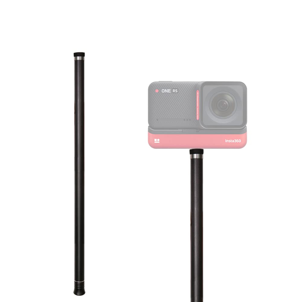 Insta360 India Accessories Extended Invisible Selfie Stick for ONE, ONE X and ONE R - Black