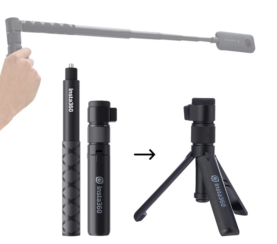 Insta360 India All-in-1 Multi-Functional Bullet Time Bundle with Handle Accessories for ONE X,X2,X3, Ace, Ace Pro, ONE R - Black