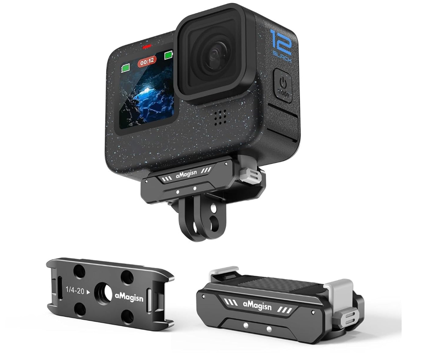 iEDS Magnetic Quick Release Mount for GoPro 8/9/10/11/12 Mini max Action Camera