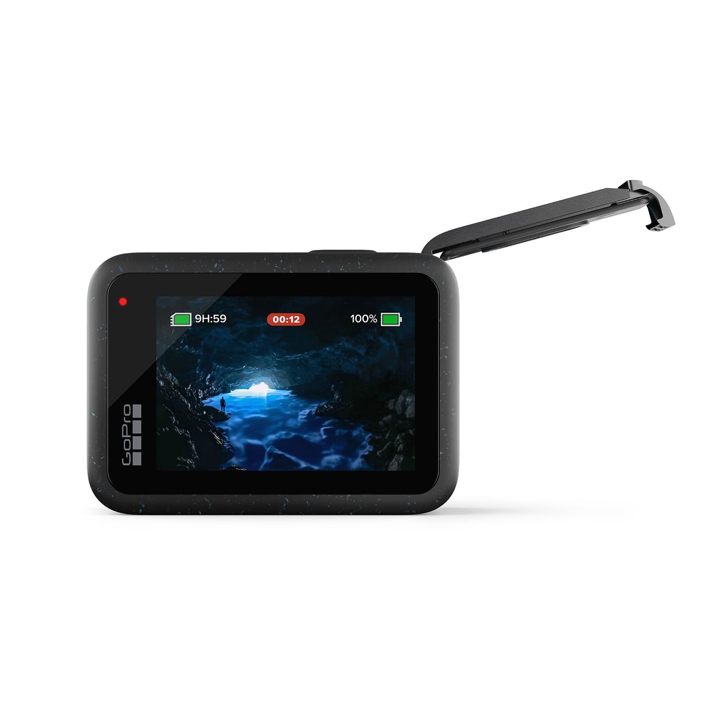 GoPro HERO12 Waterproof Action Camera with Front & Rear LCD Screens, 5.3K60 Ultra HD Video, HyperSmooth 6.0 + AutoBoost, Live Streaming with Enduro Battery (1-Yr International + 1-Yr India Warranty)