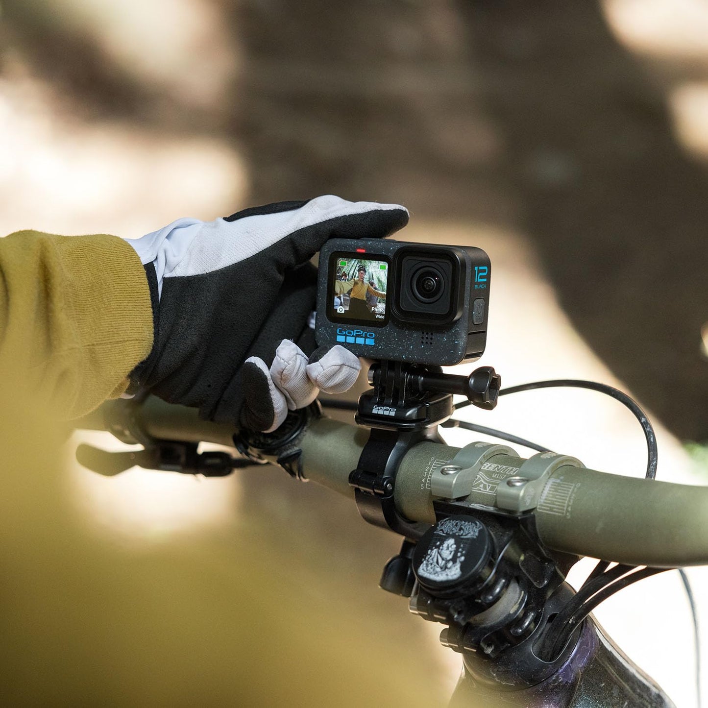 GoPro HERO12 Waterproof Action Camera with Front & Rear LCD Screens, 5.3K60 Ultra HD Video, HyperSmooth 6.0 + AutoBoost, Live Streaming with Enduro Battery (1-Yr International + 1-Yr India Warranty)