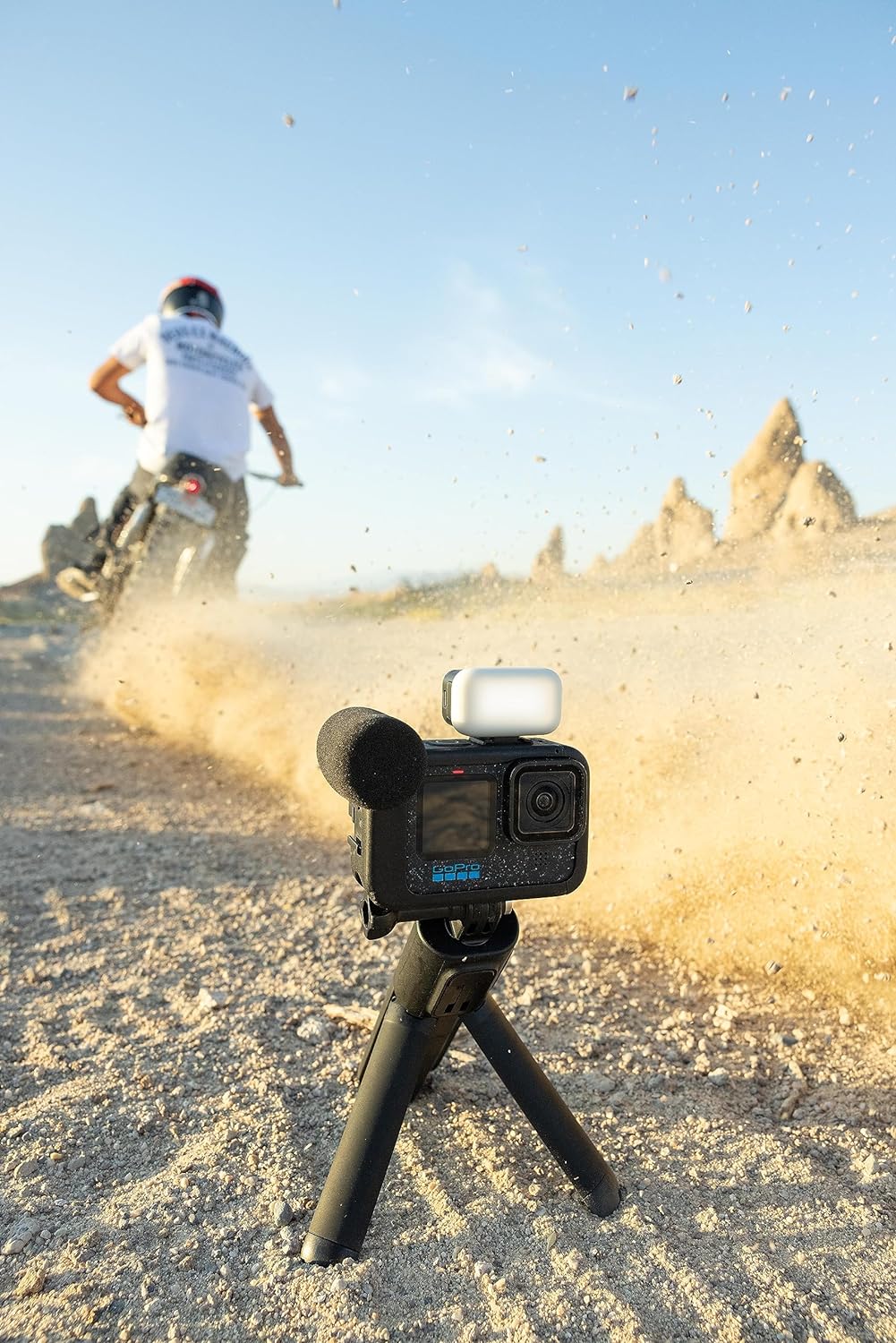 GoPro HERO12 Waterproof Action Camera with Front & Rear LCD Screens, 5.3K60 Ultra HD Video, HyperSmooth 6.0 + AutoBoost, Live Streaming with Enduro Battery (1-Yr International + 1-Yr India Warranty)